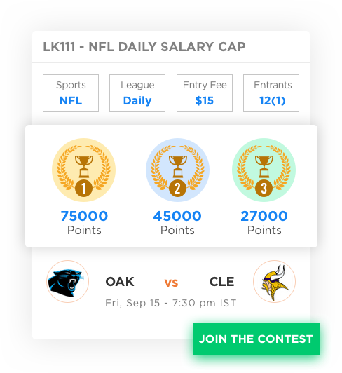 daily fantasy sports software with achievement badge by Vinfotech